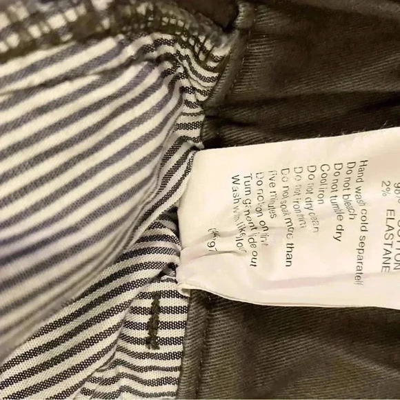 Bathing (Bape)  Aape dark green elastic bottom cargo pants 33 - Picture 4 of 5